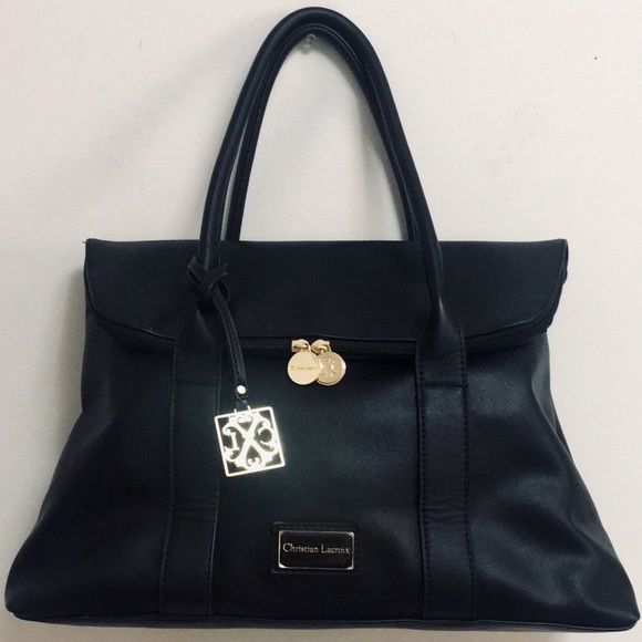 black fold over purse